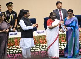 Kendriya Vidyalaya Sangathan Feels Proud and Congratulates Jainus Jcob, PRT on Receiving the National Award for Teachers on 5th September 2022 for her Laudable Contribution in the field of education.